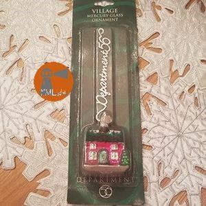Department 56 New Village Mercury Glass Ornament